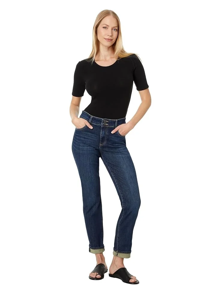 Джинсы KUT from the Kloth Catherine Boyfriend High Rise Double Button — 4