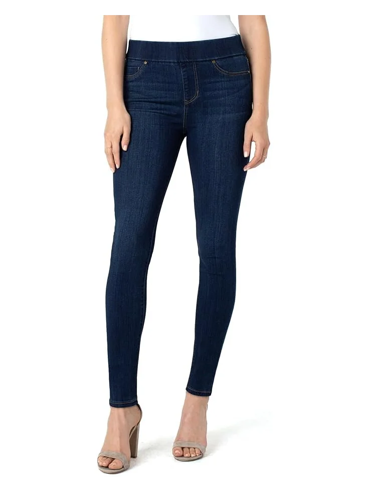 Джинсы Liverpool Los Angeles Sienna Pull on Skinny Jean, цвет Dynasty Dark — 1