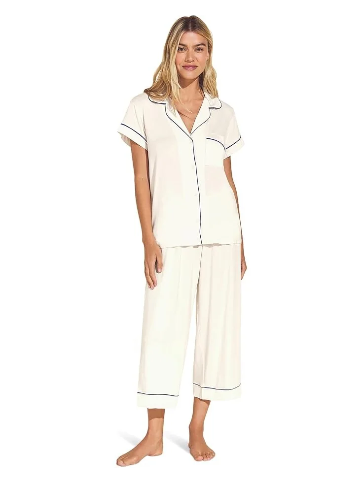 Пижама Eberjey Gisele - The Cropped Pajama Set — 1