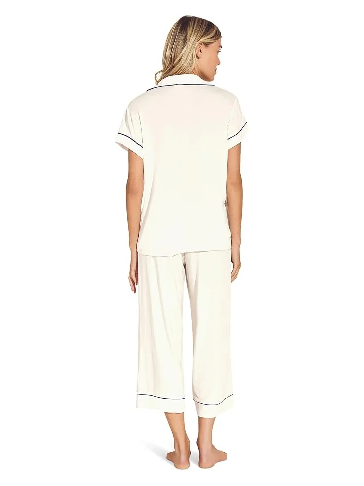 Пижама Eberjey Gisele - The Cropped Pajama Set — 2