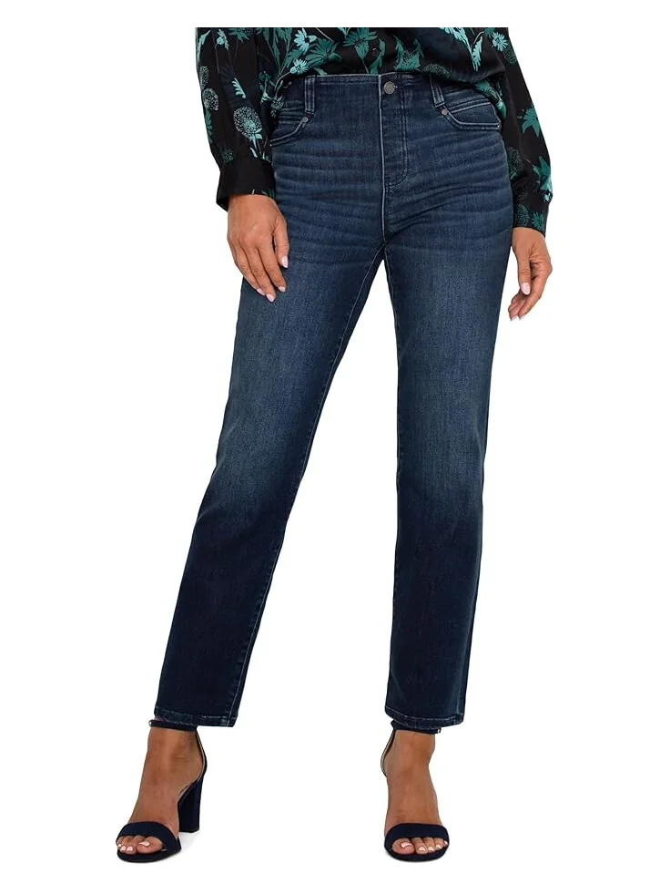 Джинсы Liverpool Los Angeles Gia Glider Pull On Slim Mid Rise Stretch Denim in Warner Lake, цвет Warner Lake — 1