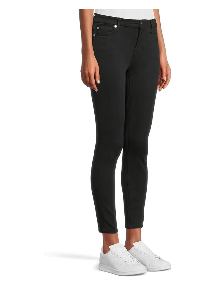 Джинсы 7 For All Mankind The Ankle Skinny in Slim Illusion Black — 2