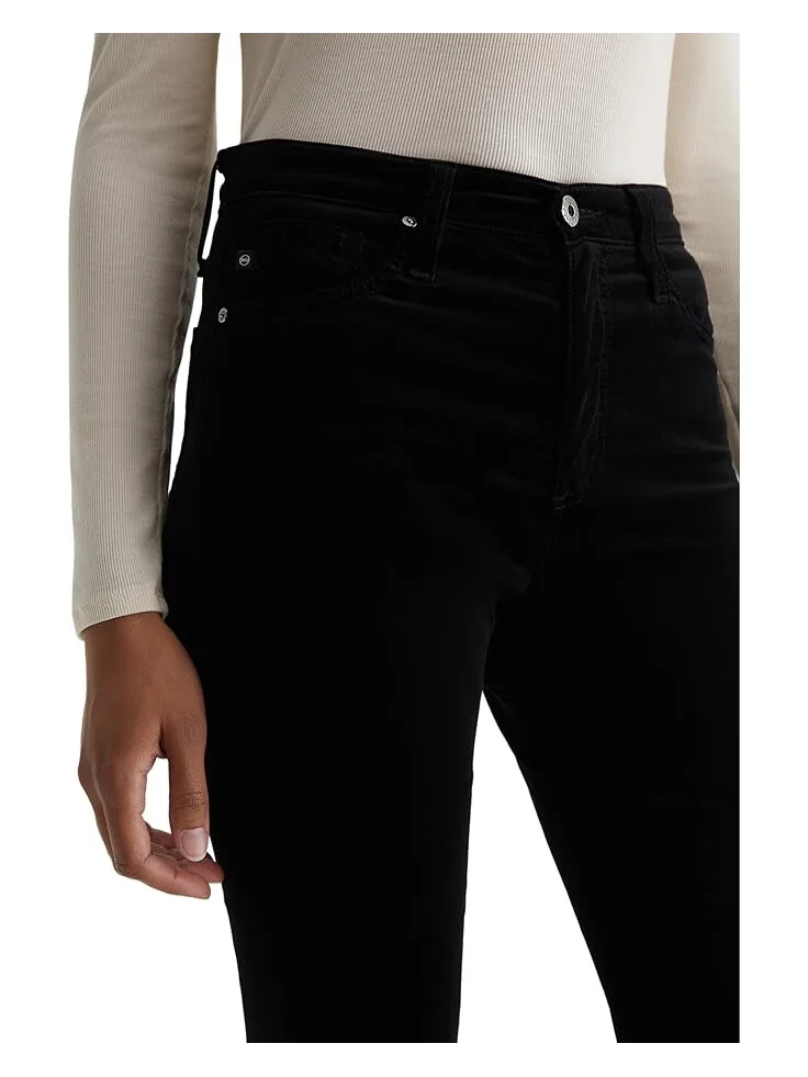 Джинсы AG Jeans Farrah Mid Rise Bootcut Jeans in Super Black — 3