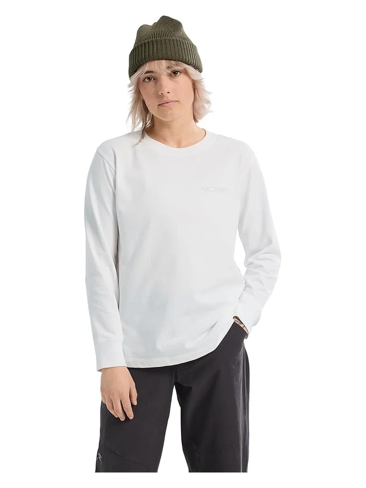 Футболка Arc'teryx Kragg Cotton Bird Crew Long Sleeve — белый