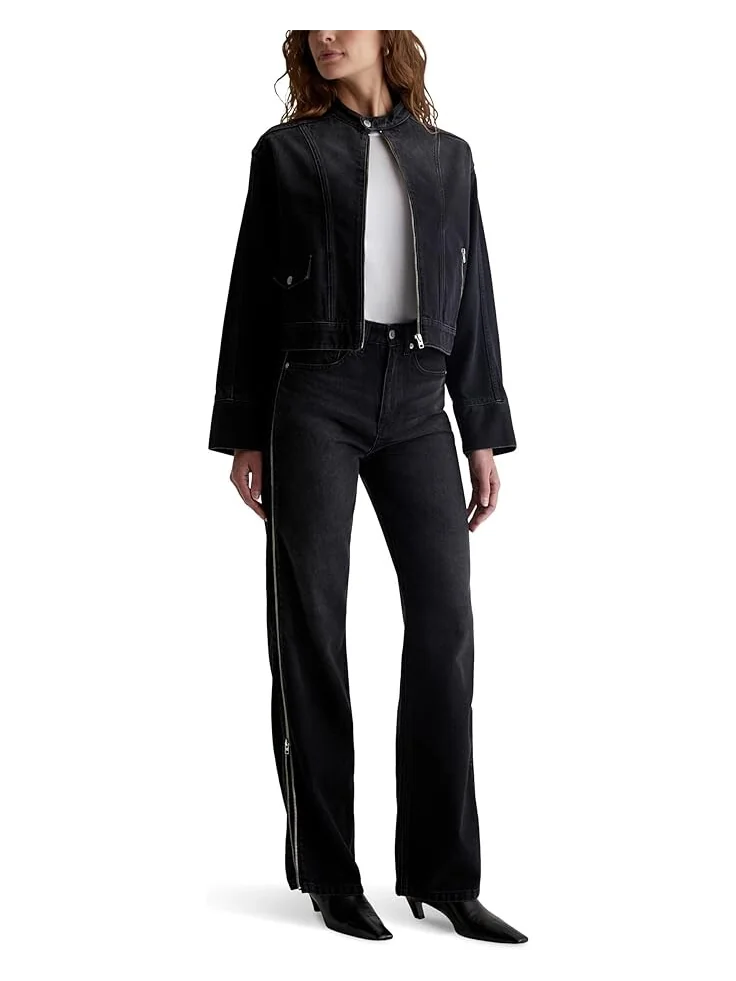 Джинсы AG Jeans Kora High-Rise Wide Leg in Demure, цвет Demure — 6
