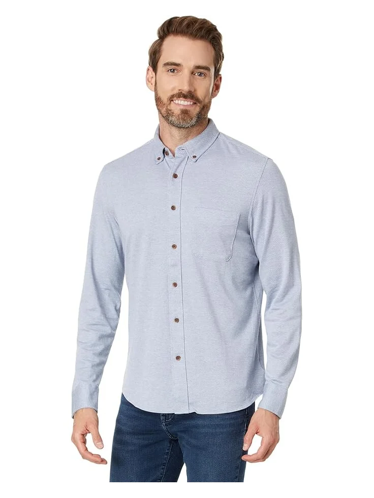 Рубашка Faherty Coastline Knit Shirt — синий