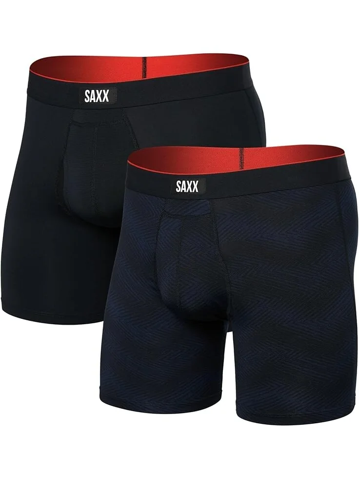 Боксеры SAXX UNDERWEAR Multi-Sport Mesh Boxer Brief Fly 2-Pack — 1