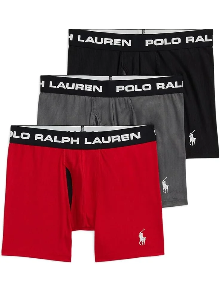 Боксеры Polo Ralph Lauren 3-Pack Perfect Pouch Boxer Briefs — 1
