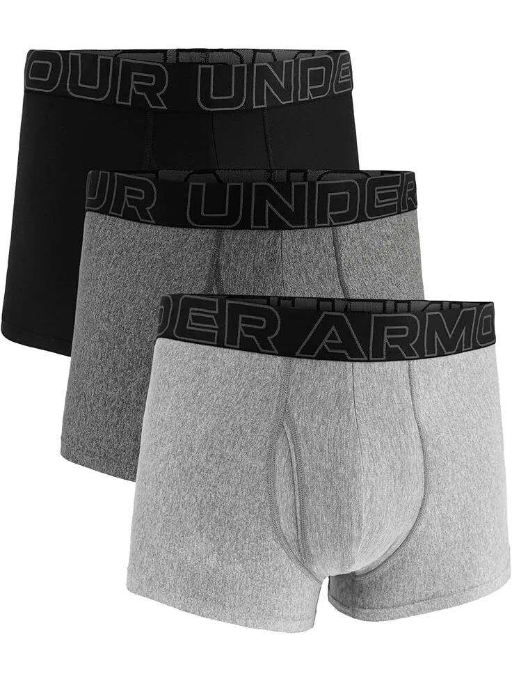 Боксеры Under Armour 3-Pack Performance Tech Solid 3" Boxer Briefs — 1
