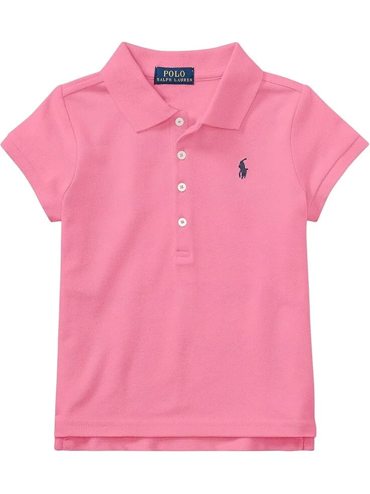 Поло Polo Ralph Lauren Kids Short Sleeve Mesh Polo Shirt — 1