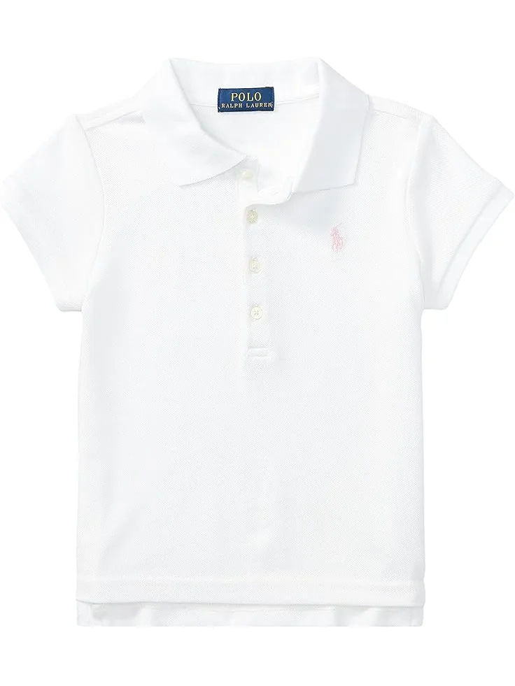 Поло Polo Ralph Lauren Kids Short Sleeve Mesh Polo Shirt — 1