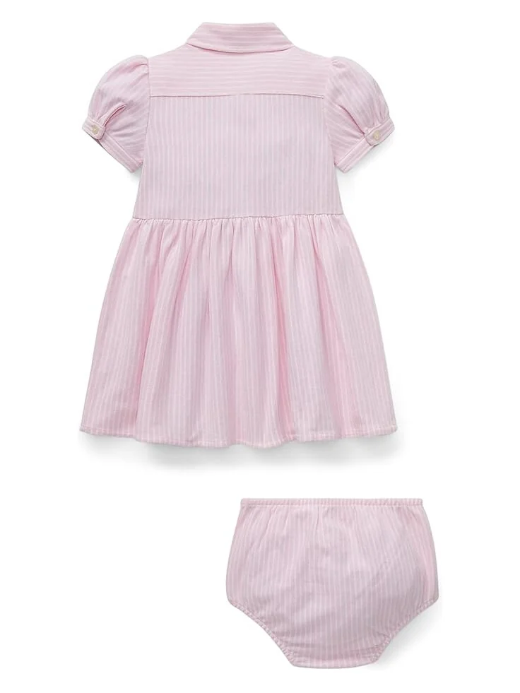Платье Polo Ralph Lauren Kids Striped Knit Oxford Dress — 2