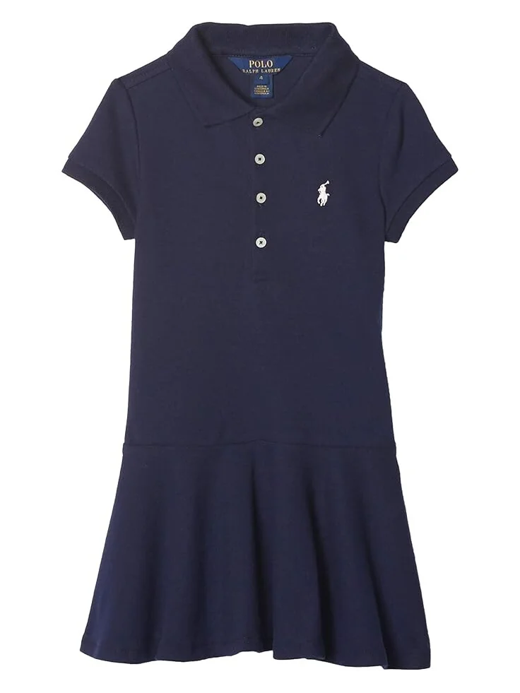Платье Polo Ralph Lauren Kids Short Sleeve Polo Dress — 1