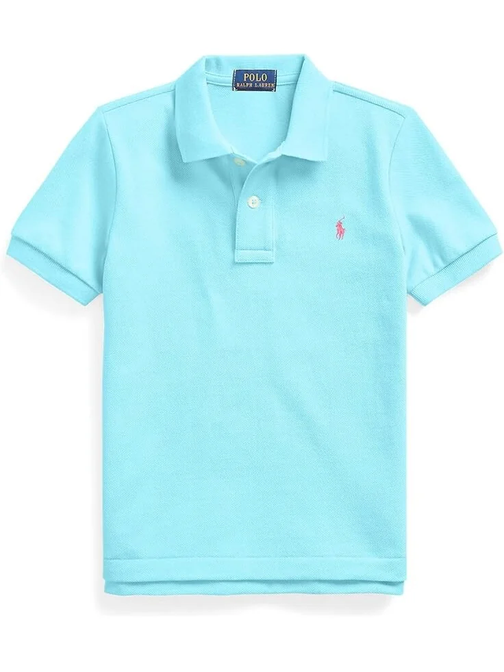 Поло Polo Ralph Lauren Kids Cotton Mesh Polo Shirt — 1