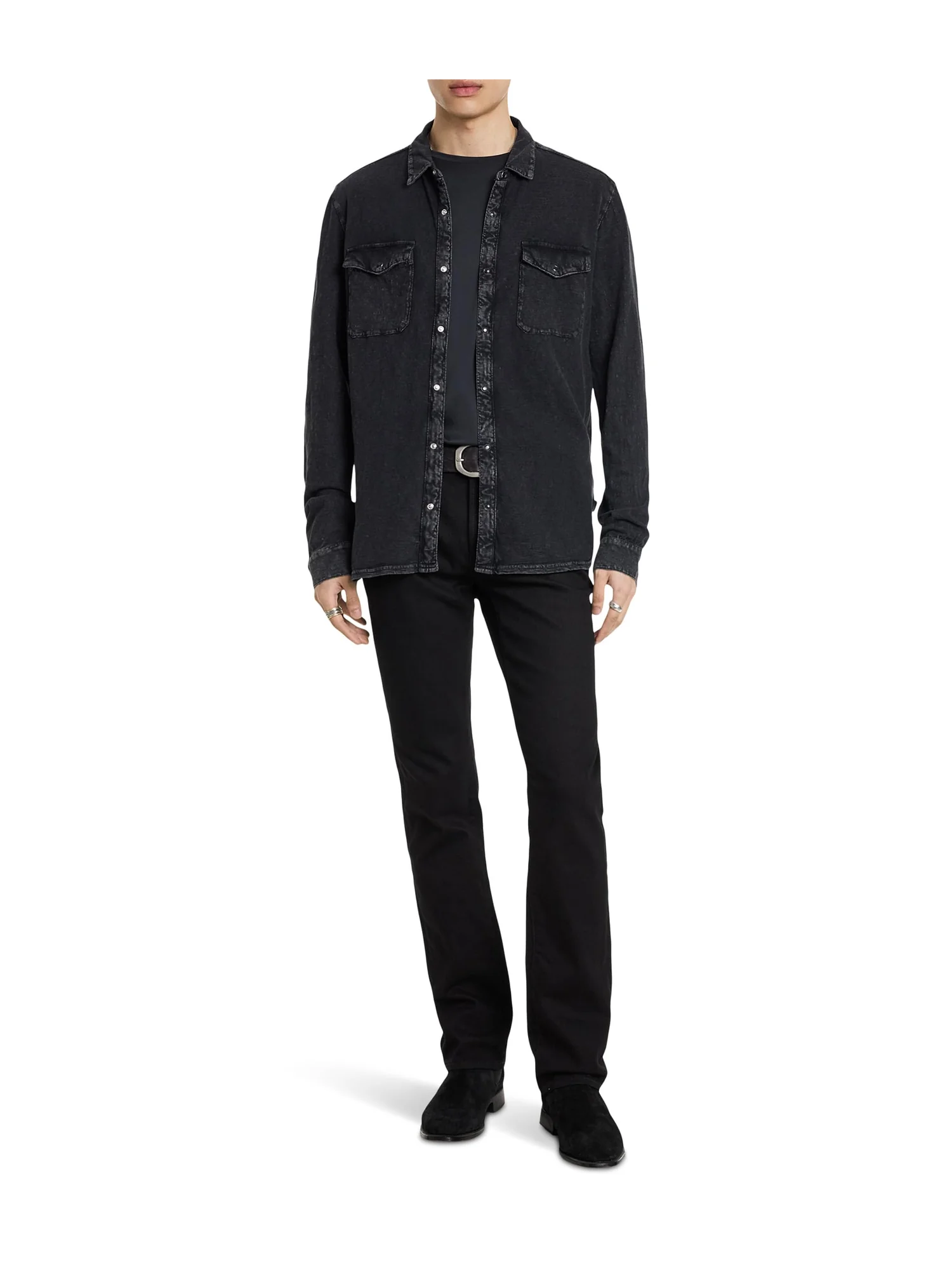 Рубашка John Varvatos ARVON WESTERN SHIRT — 5