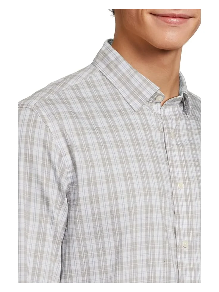 Рубашка Faherty The Movement Shirt, цвет York Cliffs Plaid — 4
