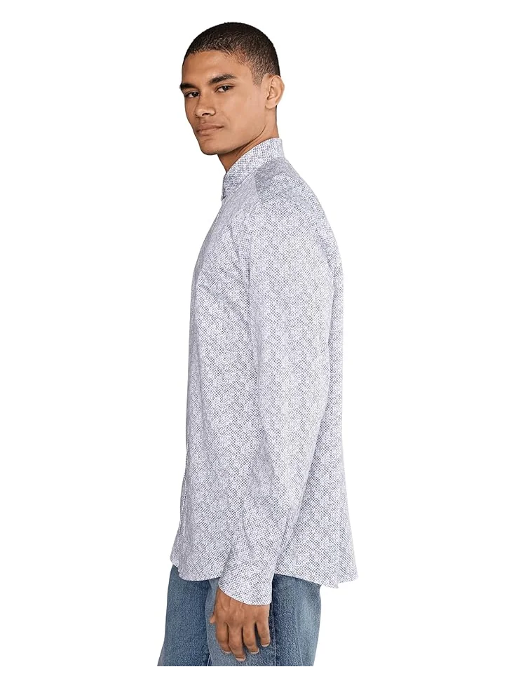 Мужская рубашка Johnston & Murphy Printed Cotton — 3