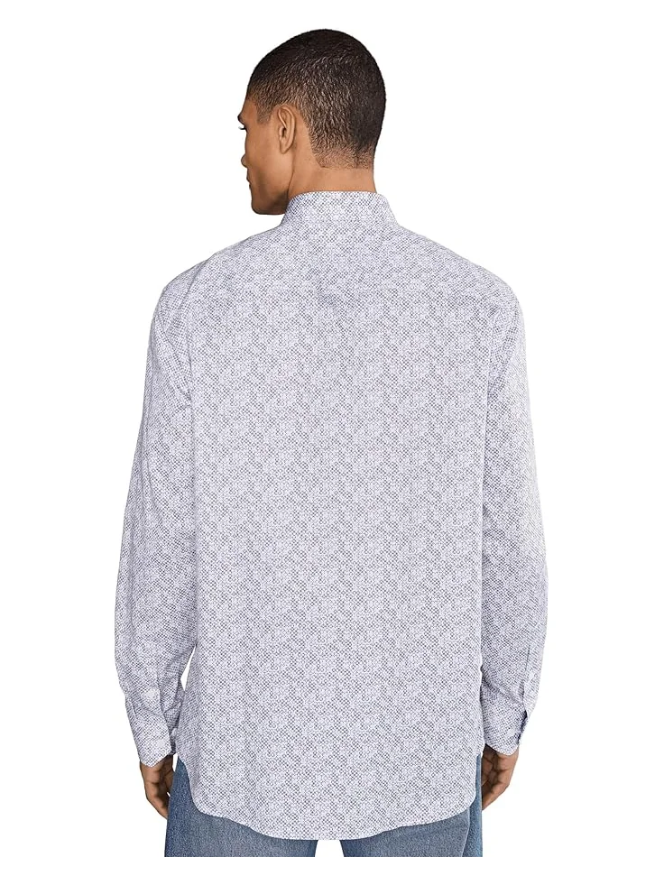 Мужская рубашка Johnston & Murphy Printed Cotton — 4