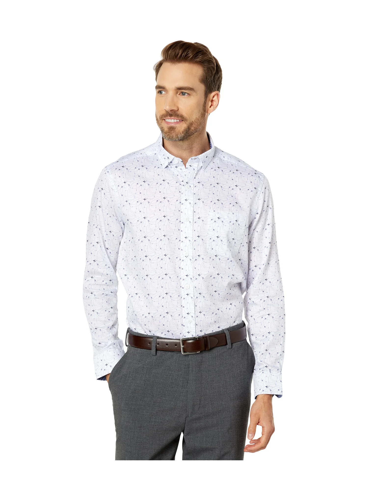 Рубашка Johnston & Murphy Printed Cotton Shirt — 1