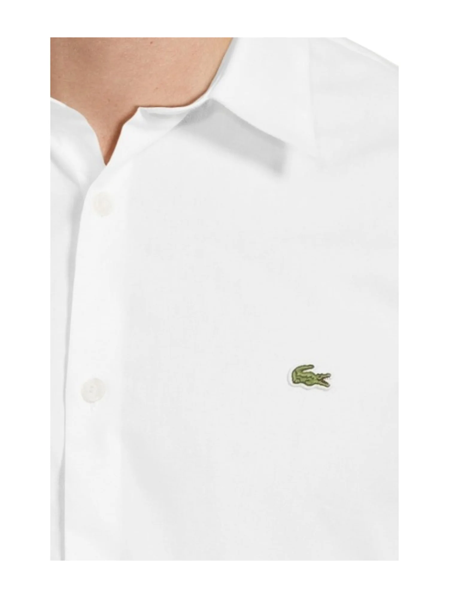 Рубашка Lacoste Slim Fit Stretch Cotton Poplin Shirt — 4