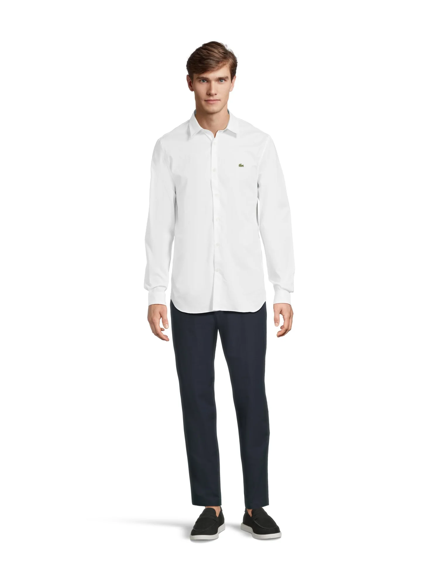 Рубашка Lacoste Slim Fit Stretch Cotton Poplin Shirt — 5