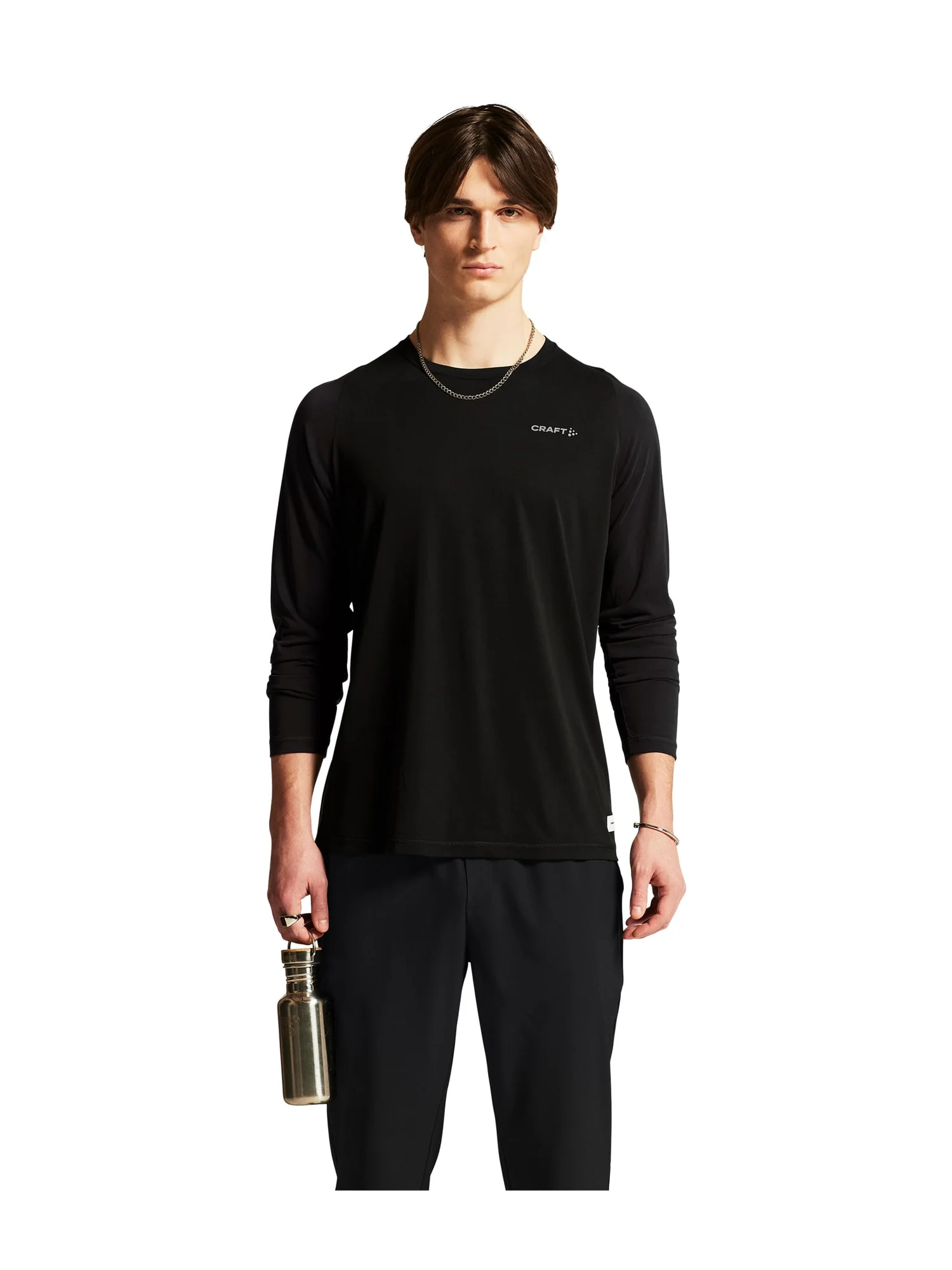 Футболка Craft Collective Bi-Blend Longsleeve Tee — черный