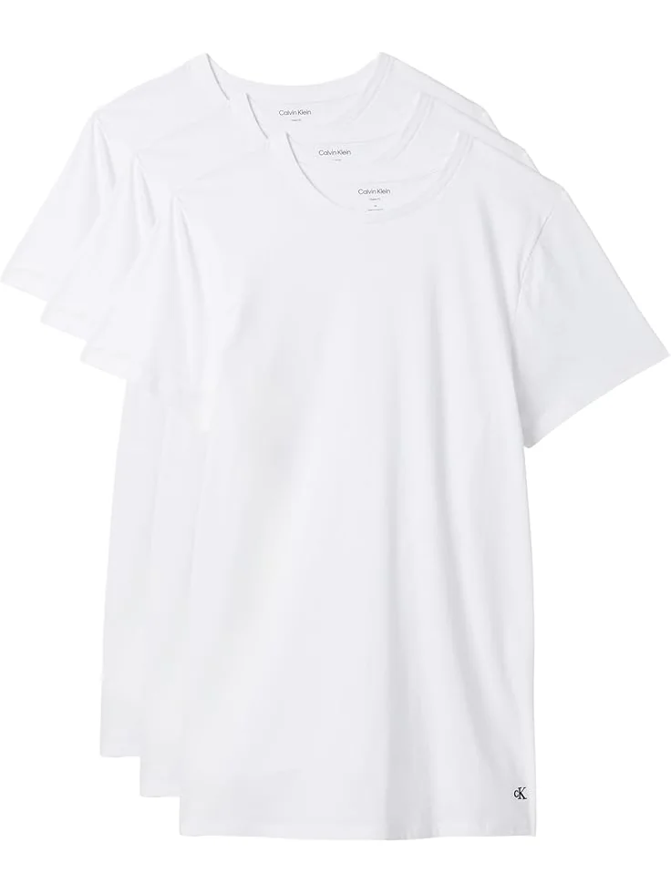 Футболка Calvin Klein Underwear Cotton Classics 3-pack Crewneck T-shirt — белый