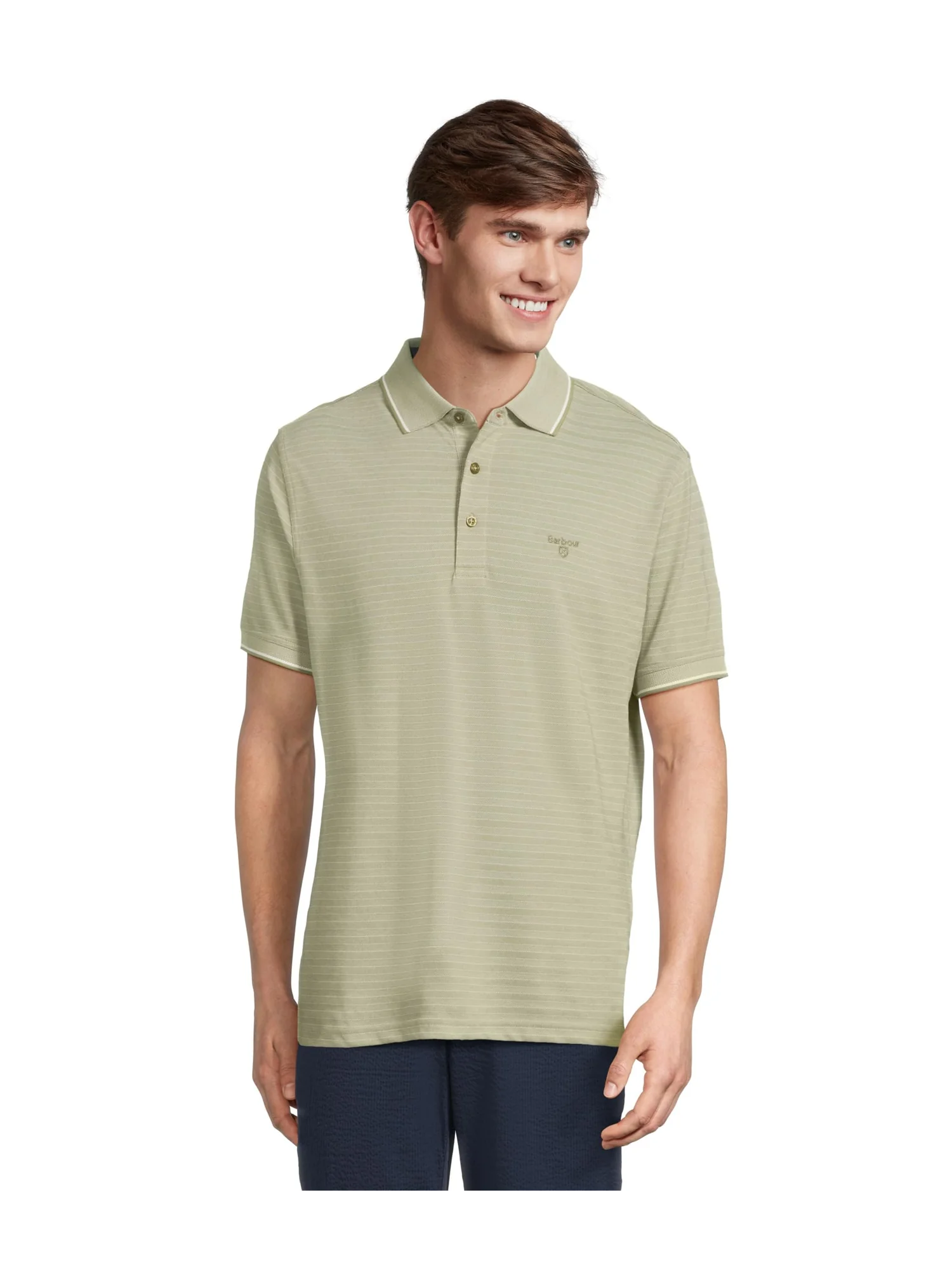Поло Barbour Taverham Performance Polo Shirt — зеленый