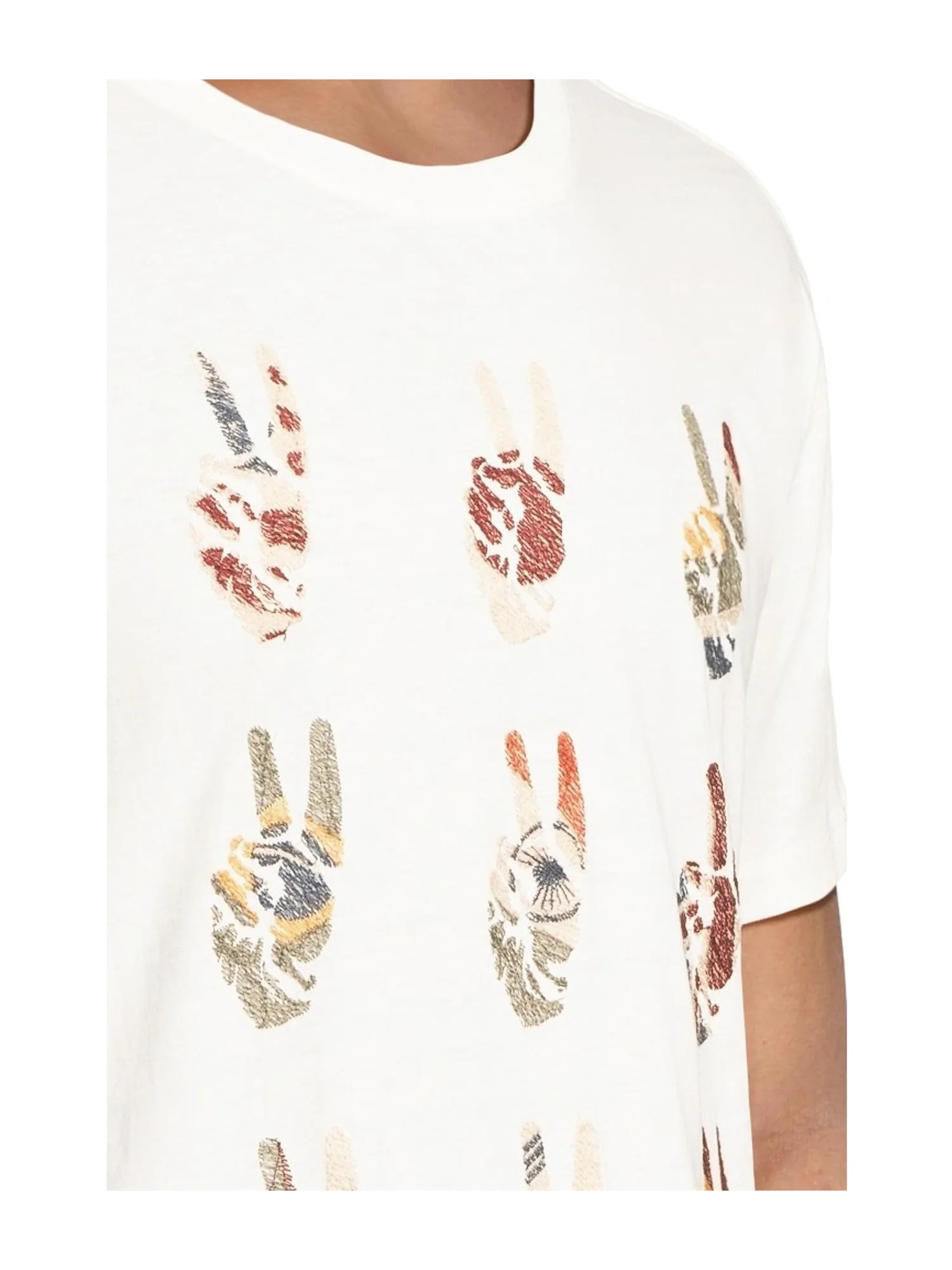 Футболка John Varvatos Multi Peace Hand Tee KG4261Z4 — 4