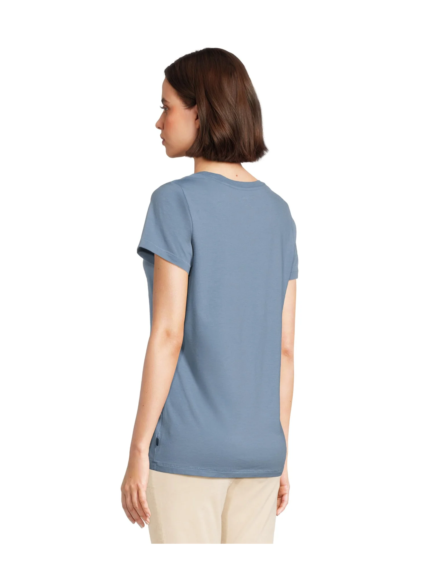 Футболка L.L.Bean Soft Stretch Supima Scoop Neck Short-Sleeve Tee — 3