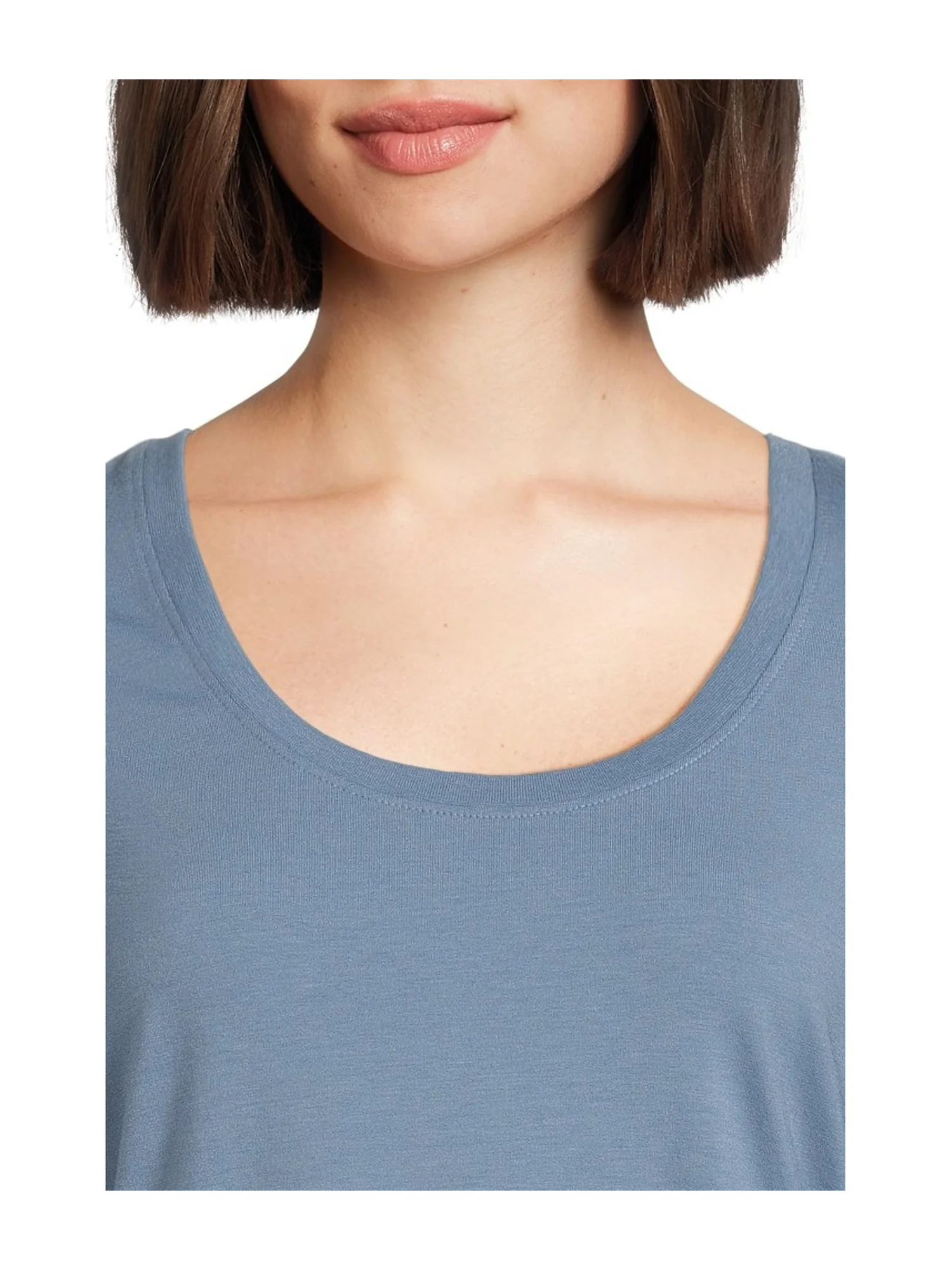 Футболка L.L.Bean Soft Stretch Supima Scoop Neck Short-Sleeve Tee — 4