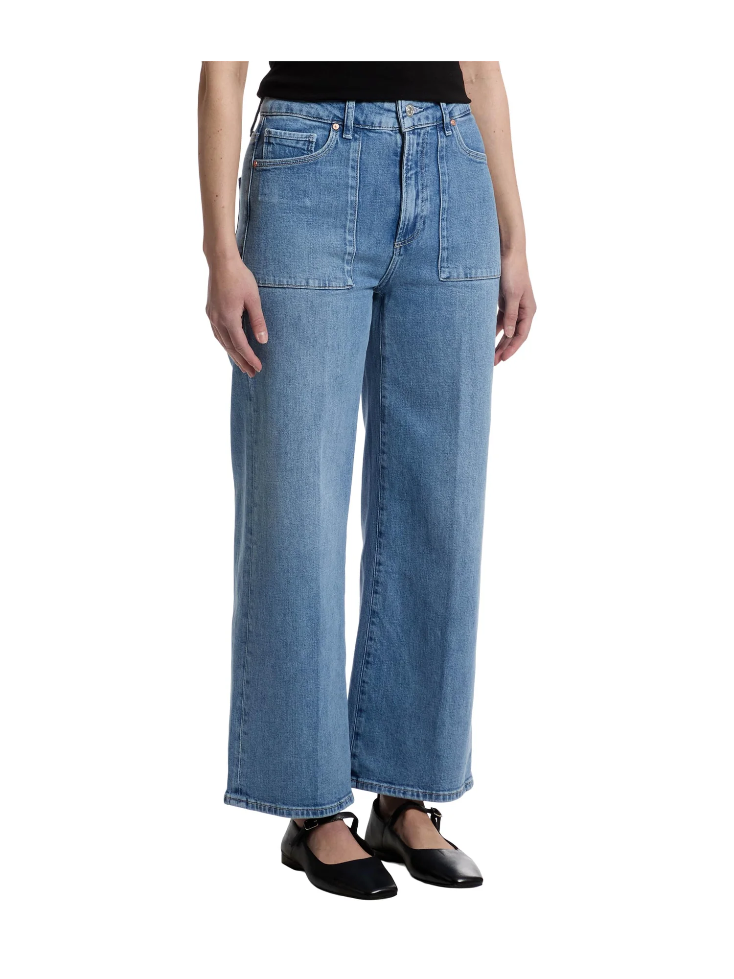 Джинсы Paige Anessa With Patch Pockets And Tab in Marlena, цвет Marlena — 2