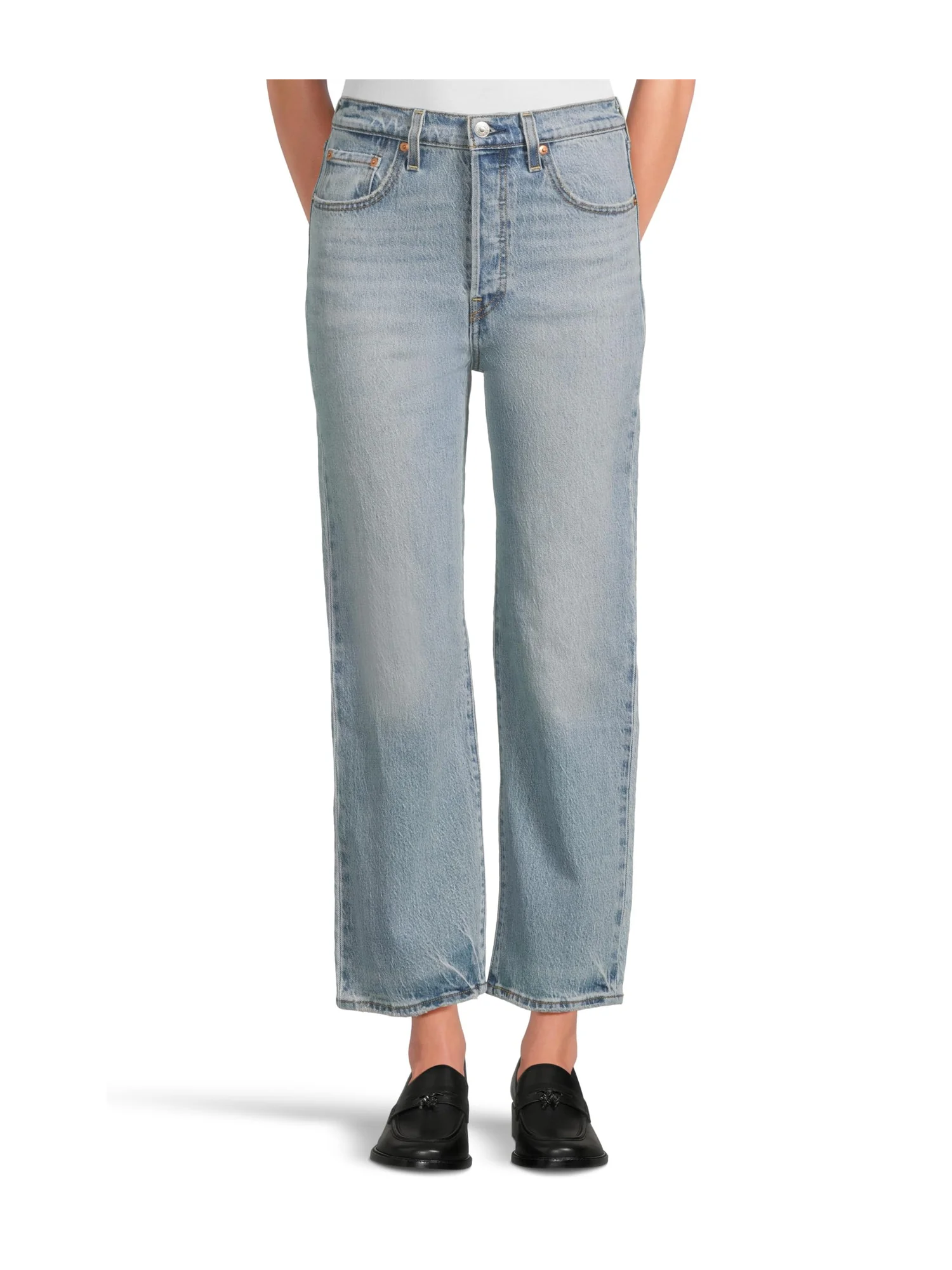 Джинсы Levi's Premium Ribcage Straight Ankle, цвет Let's Share — 1