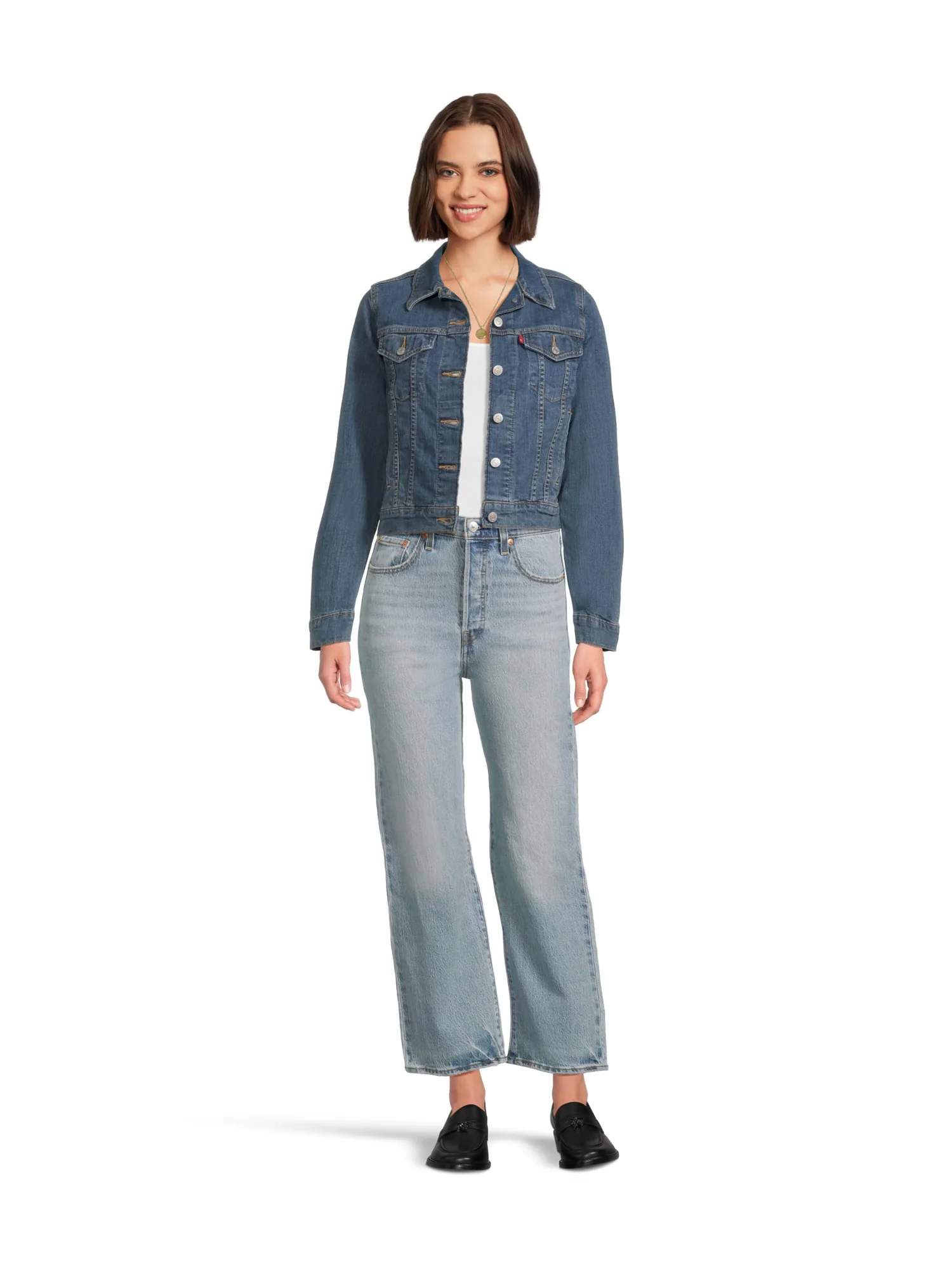 Джинсы Levi's Premium Ribcage Straight Ankle, цвет Let's Share — 5