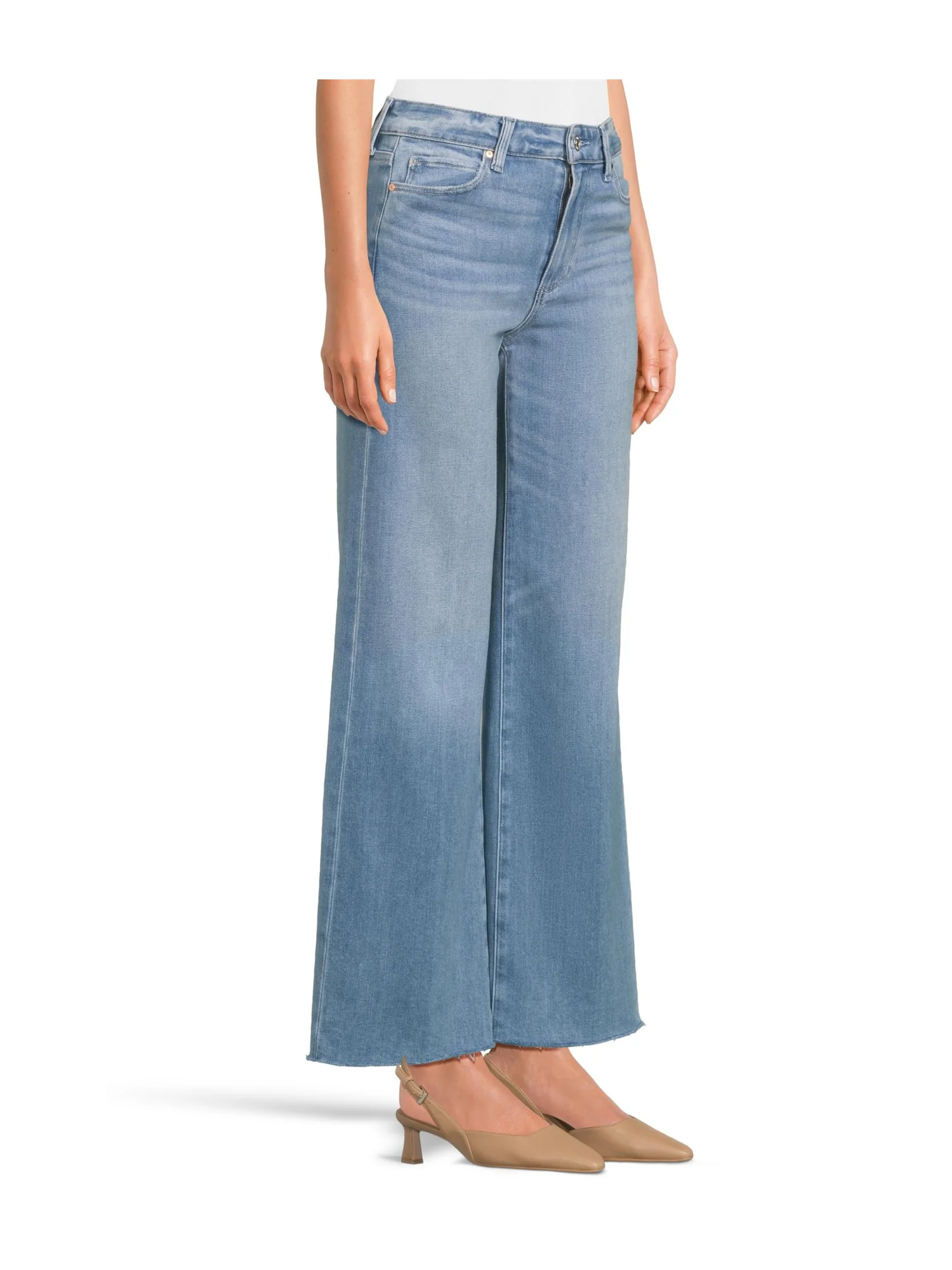 Джинсы Paige Anessa 31" Belt Loops Raw Hem in Mesmerize, цвет Mesmerize — 2