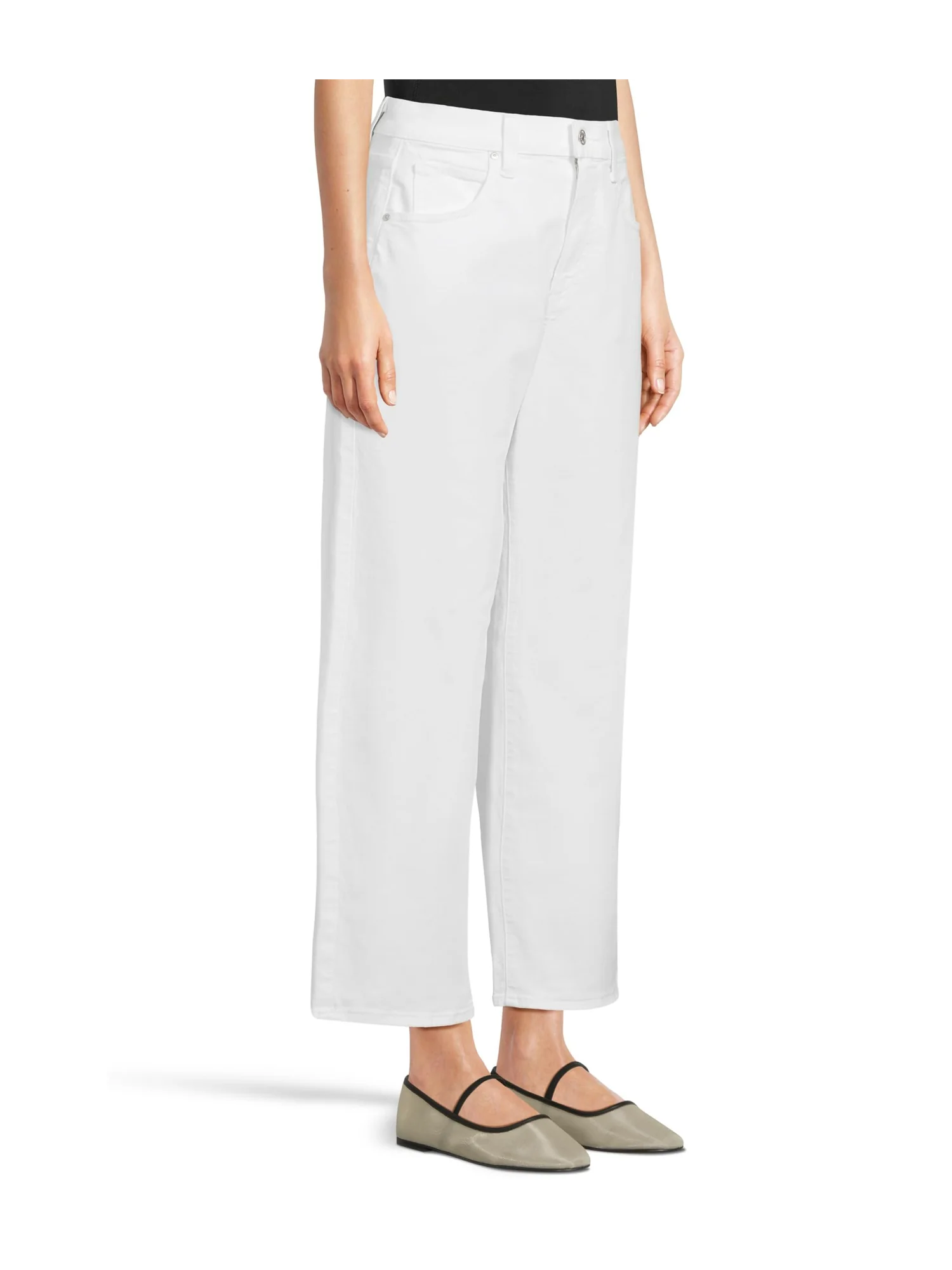 Джинсы Paige Cameron Ankle in Crisp White — 2