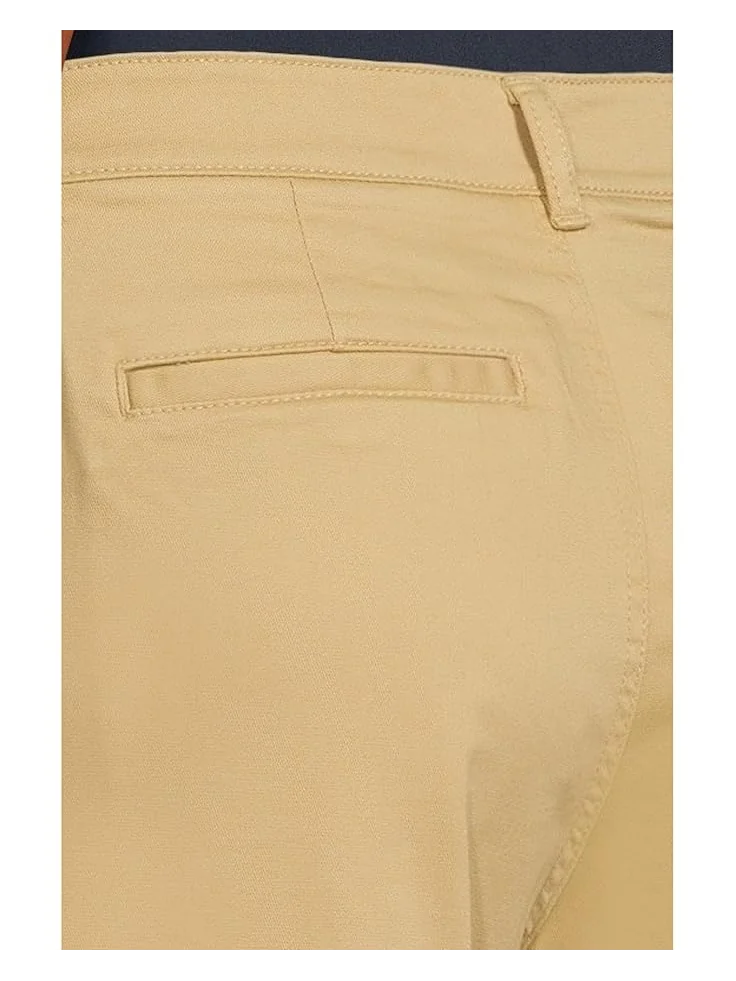 Женские брюки L.L.Bean Comfort Stretch Chino Mid-Rise Wide-Leg, Pinenut — 4