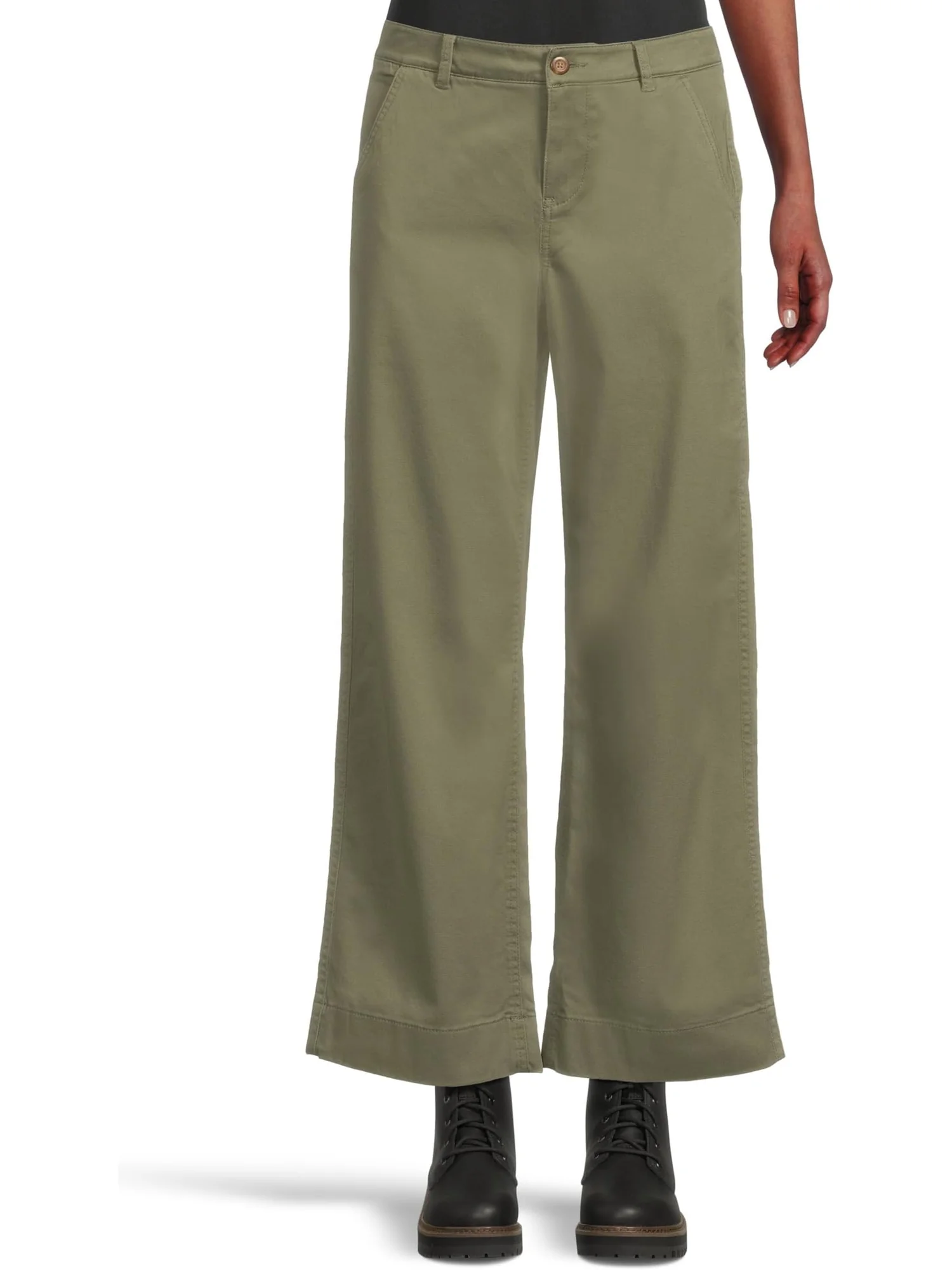 Джинсы L.L.Bean Comfort Stretch Chino Mid-Rise Wide-Leg Pants — 1