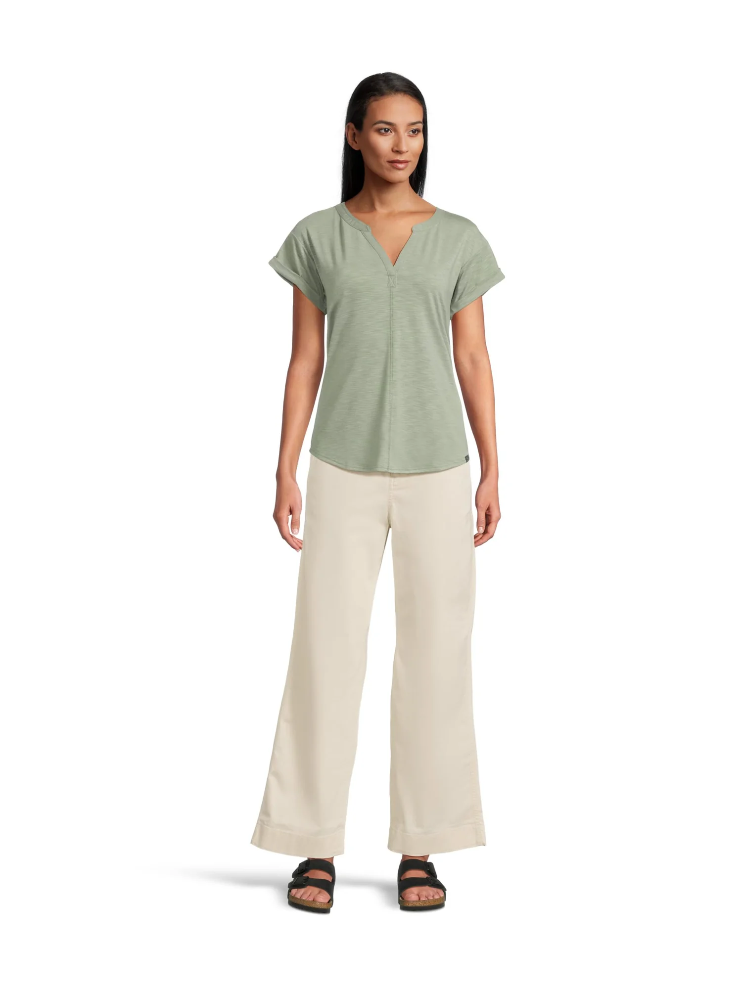 Джинсы L.L.Bean Comfort Stretch Chino Mid-Rise Wide-Leg Pants — 5