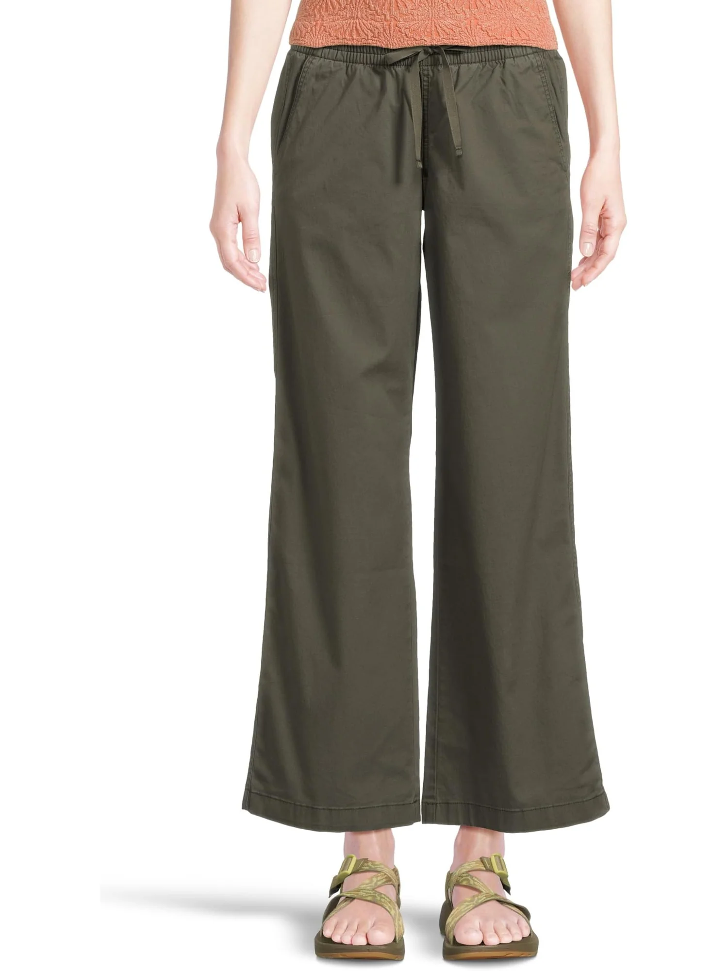 Брюки L.L.Bean Lakewashed Pull-On Wide Leg Pants — 1