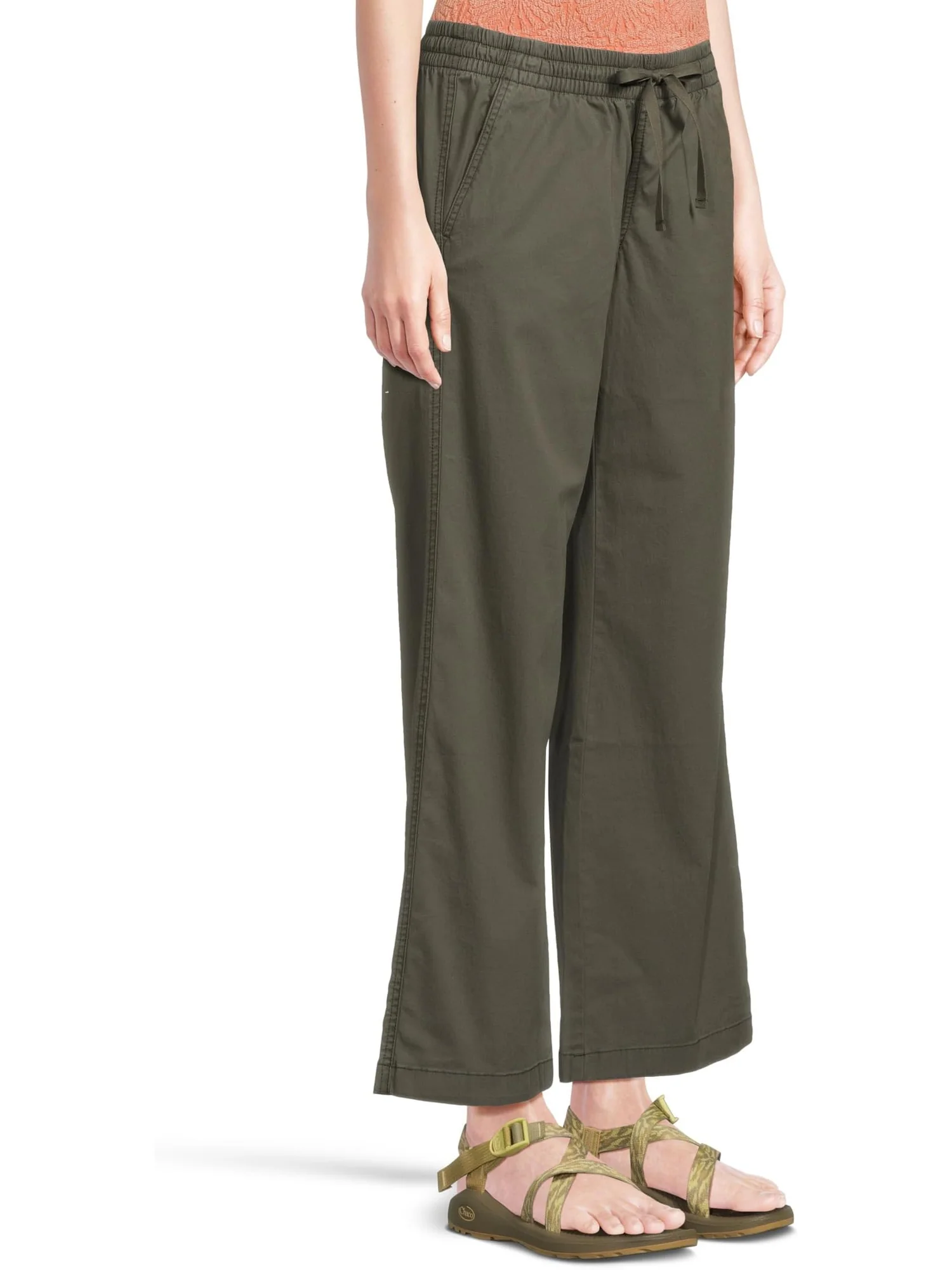Брюки L.L.Bean Lakewashed Pull-On Wide Leg Pants — 2