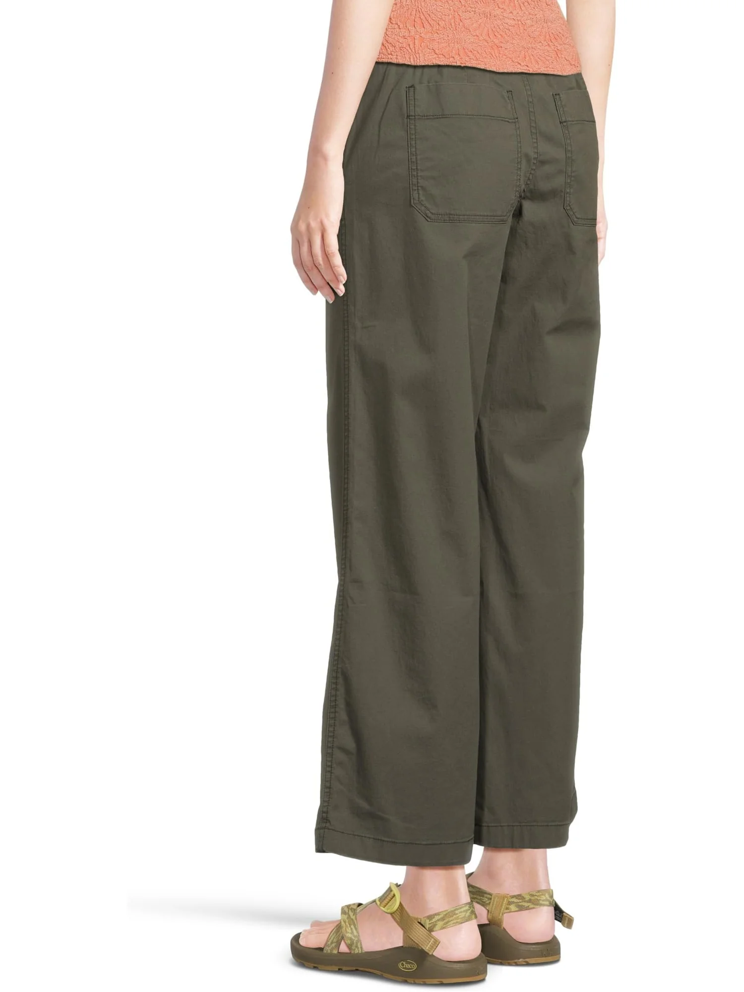 Брюки L.L.Bean Lakewashed Pull-On Wide Leg Pants — 3