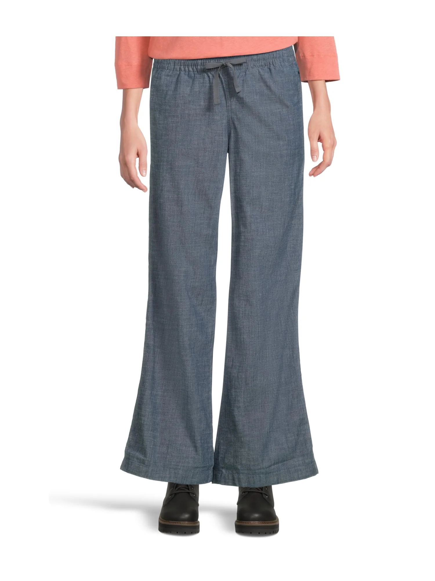 Брюки L.L.Bean Lakewashed Pull-On Wide Leg Pants — 1