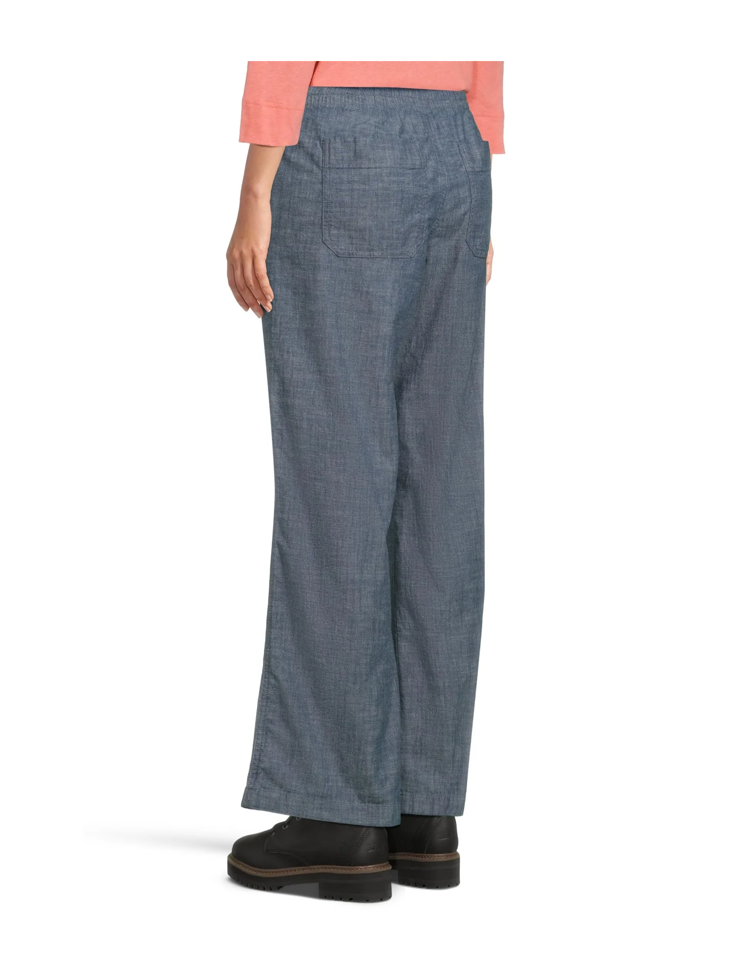 Брюки L.L.Bean Lakewashed Pull-On Wide Leg Pants — 3