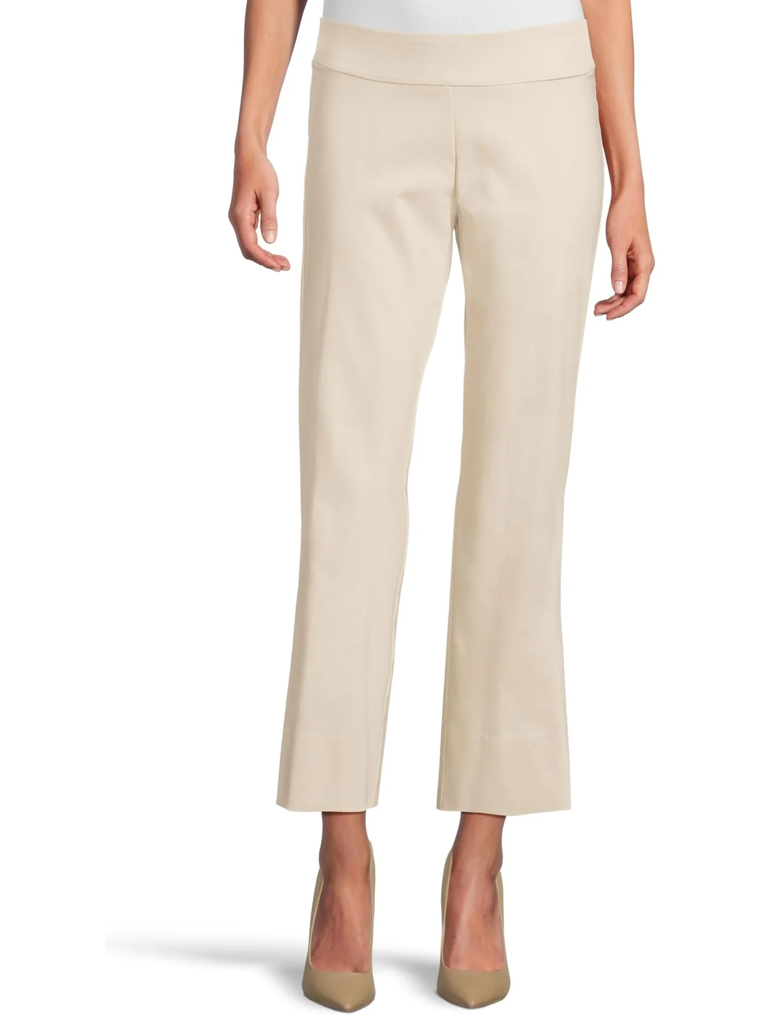 Женские эластичные льняные брюки до щиколотки Krazy Larry — 1