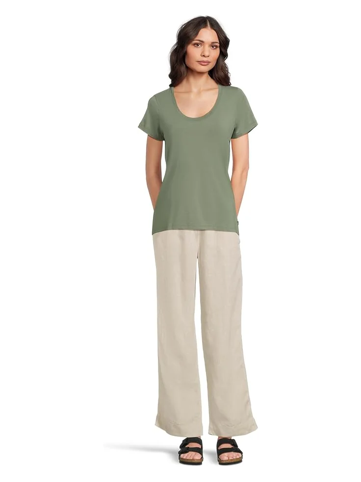 Брюки L.L.Bean Premium Linen Breezy Striped Pull-On Pants — 5
