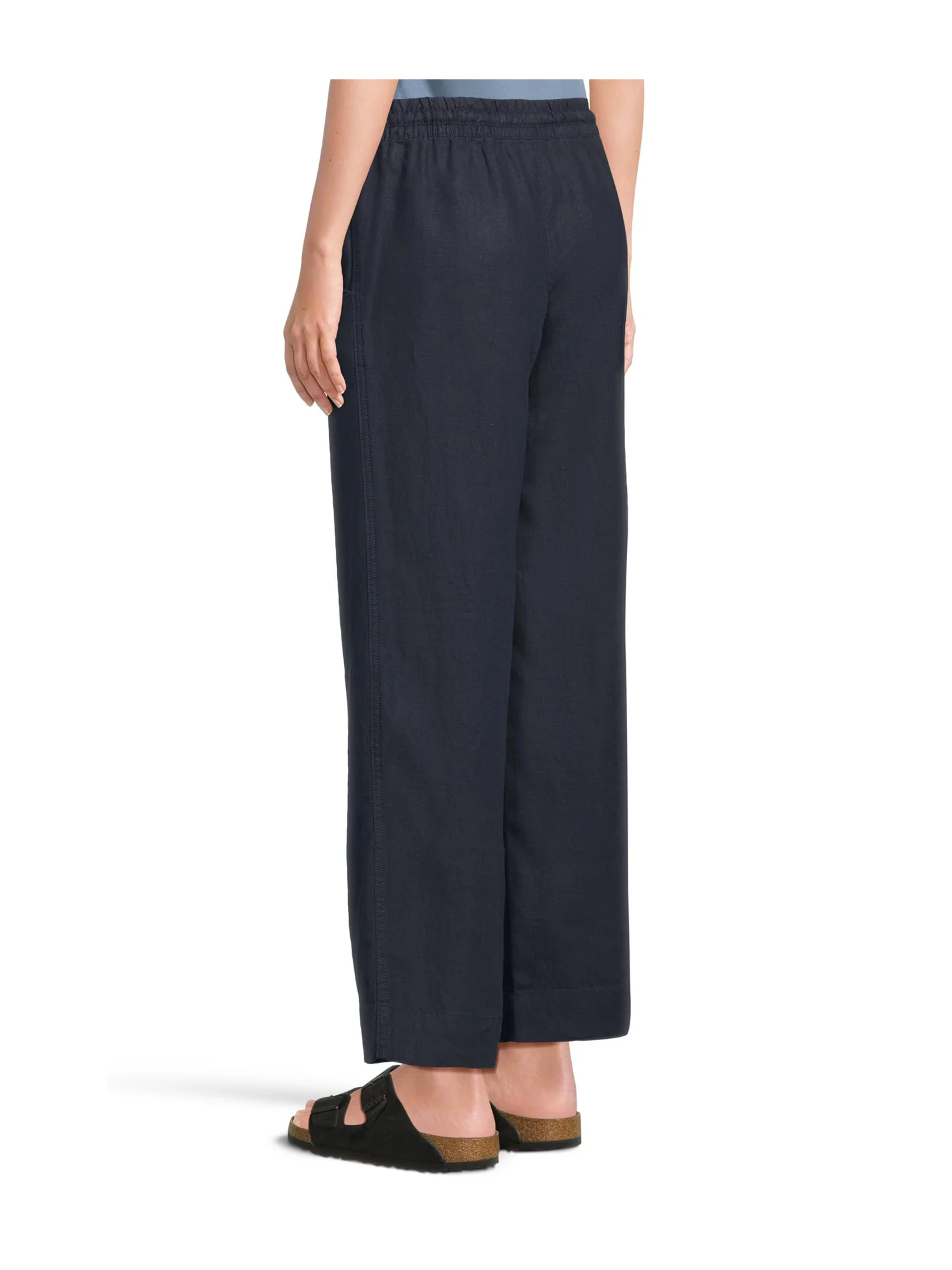 Брюки L.L.Bean Premium Linen Breezy Striped Pull-On Pants — 3