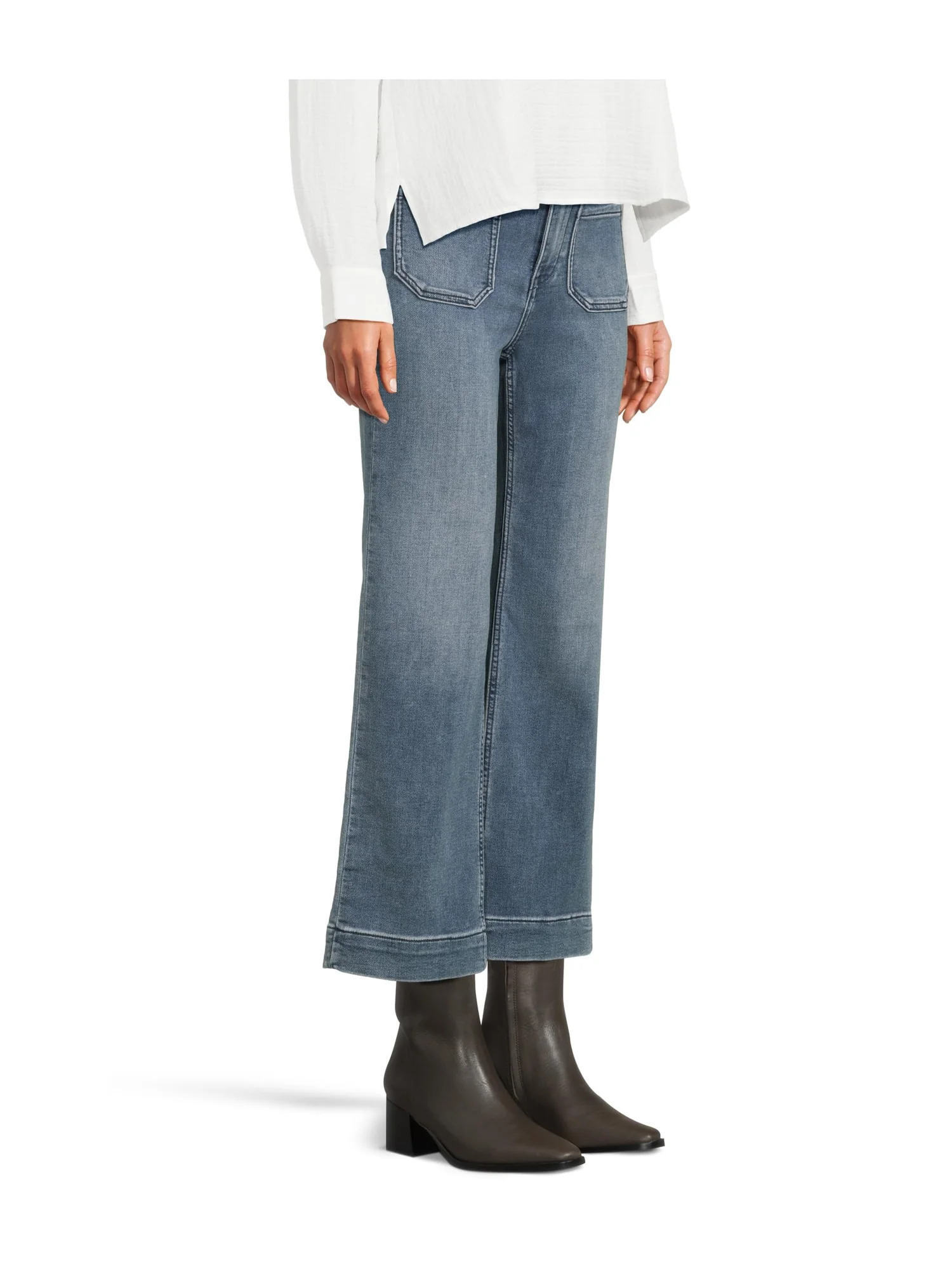 Брюки Faherty Stretch Terry Patch Pocket Ankle Pants — 2
