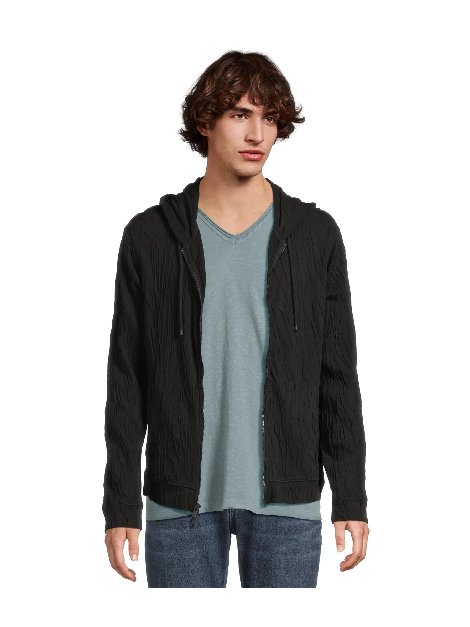 Худи John Varvatos Ihsan Zip Hoodie K6567S25 — черный