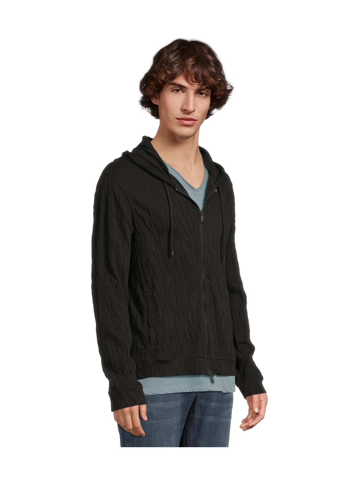 Худи John Varvatos Ihsan Zip Hoodie K6567S25 — 2